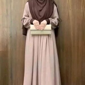 সৌদি পকেট বোরকা (ডুবাই চেরী কাপড়)