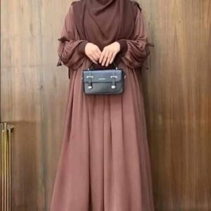 সৌদি পকেট বোরকা (ডুবাই চেরী কাপড়)